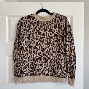 H&M leopard print long sleeve